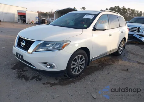 2015 Nissan Pathfinder Sl z USA, uszkodzony, nr VIN 5N1AR2MM7FC615523